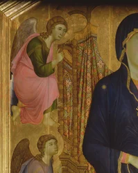 Madonna and Child Rucellai Madonna (detail)